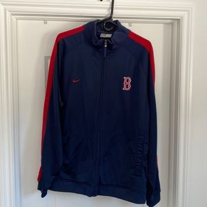 Mens Nike Red Sox track jacket, sz XL